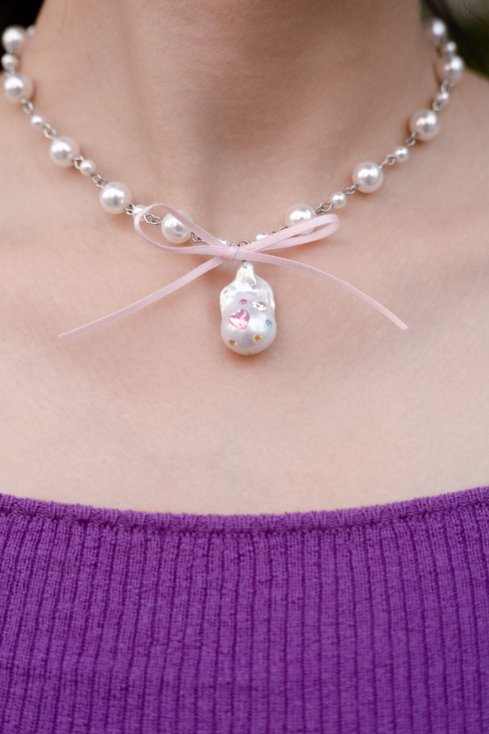 Pink Dream Fairy Necklace 1 scaled