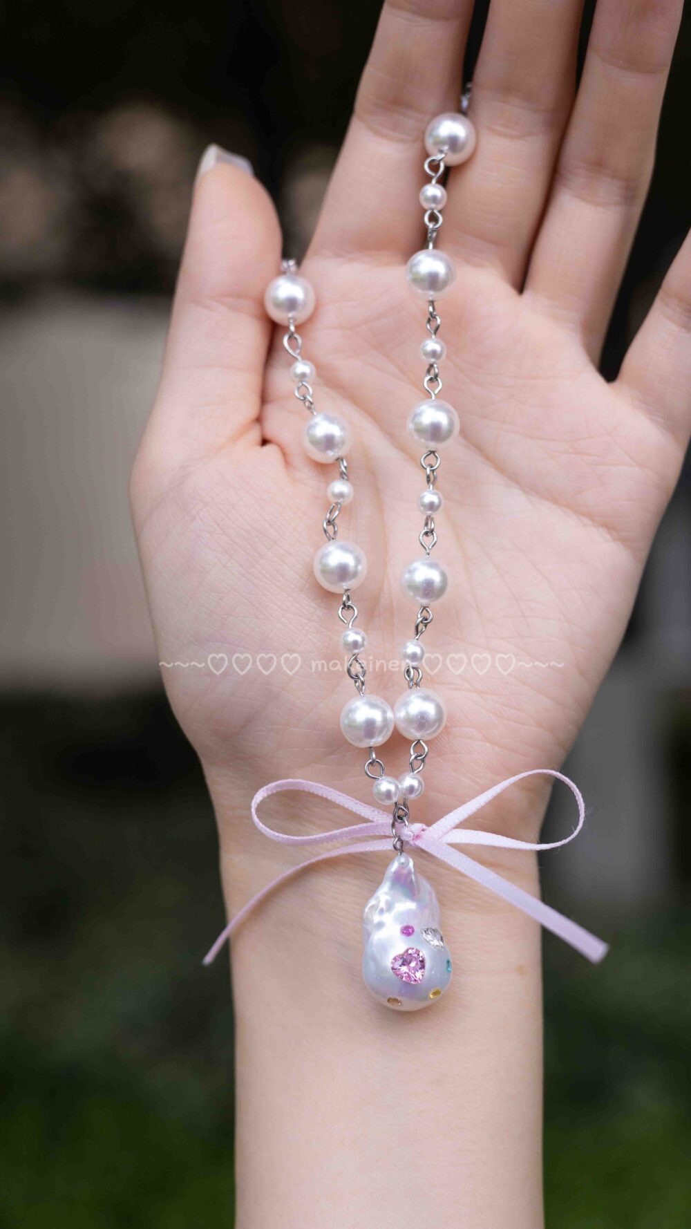 Pink Dream Fairy Necklace scaled