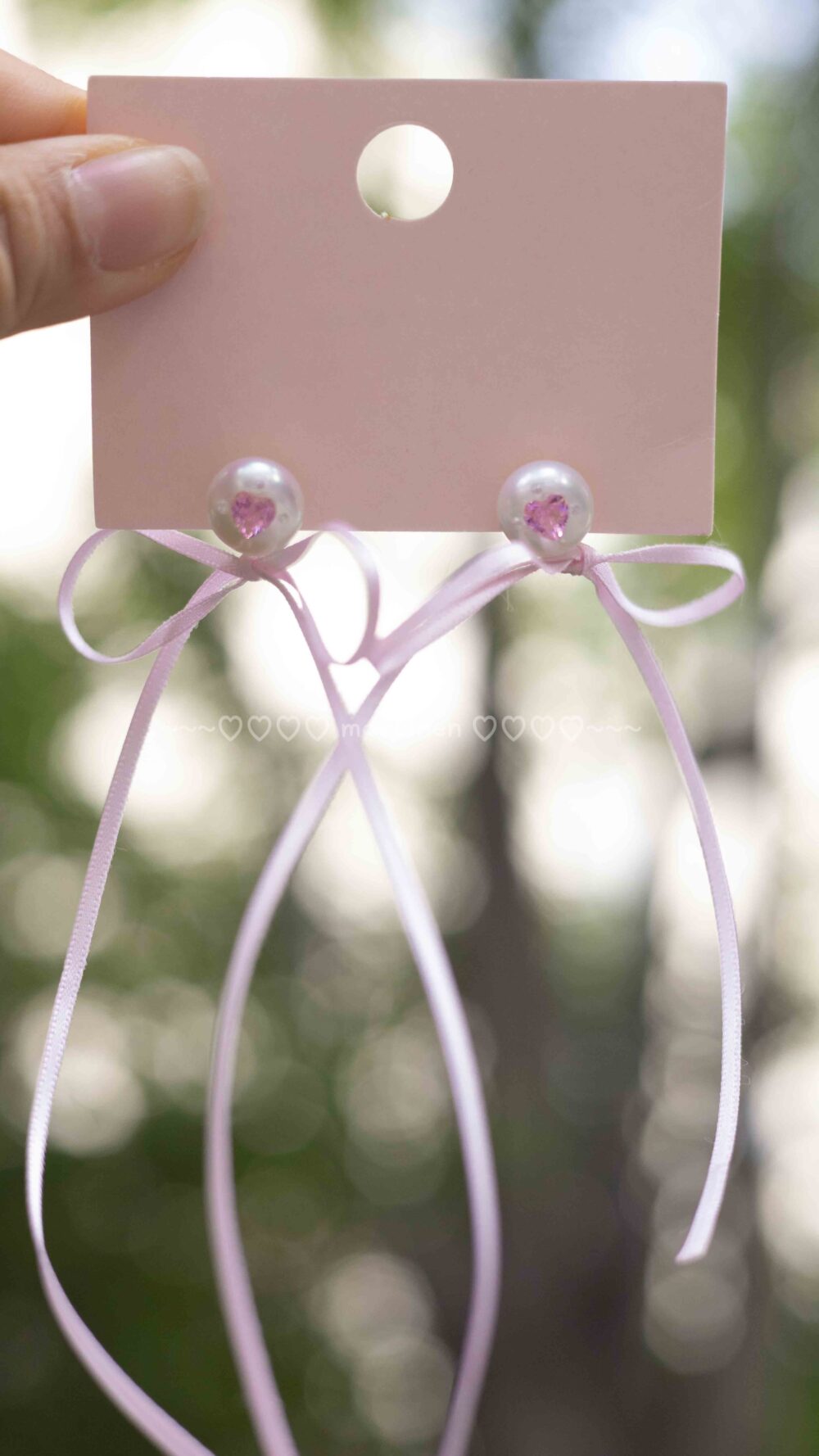 Bow Heart Earrings 1 scaled