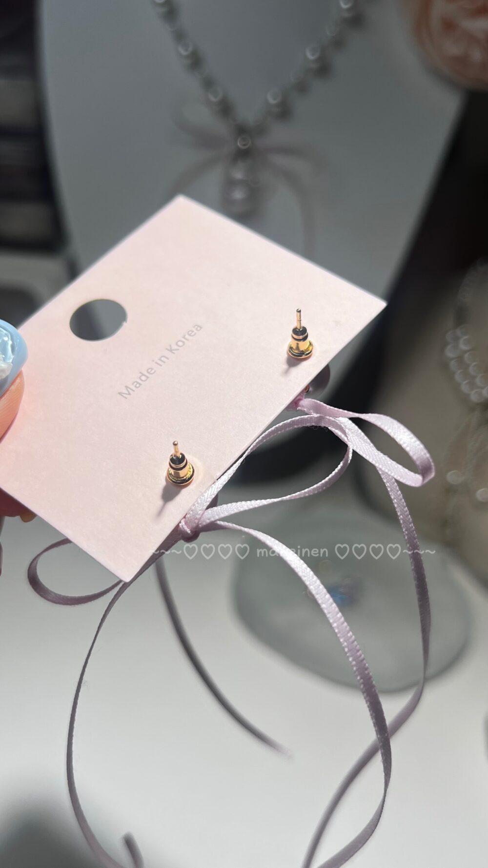 Bow Heart Earrings 3 scaled