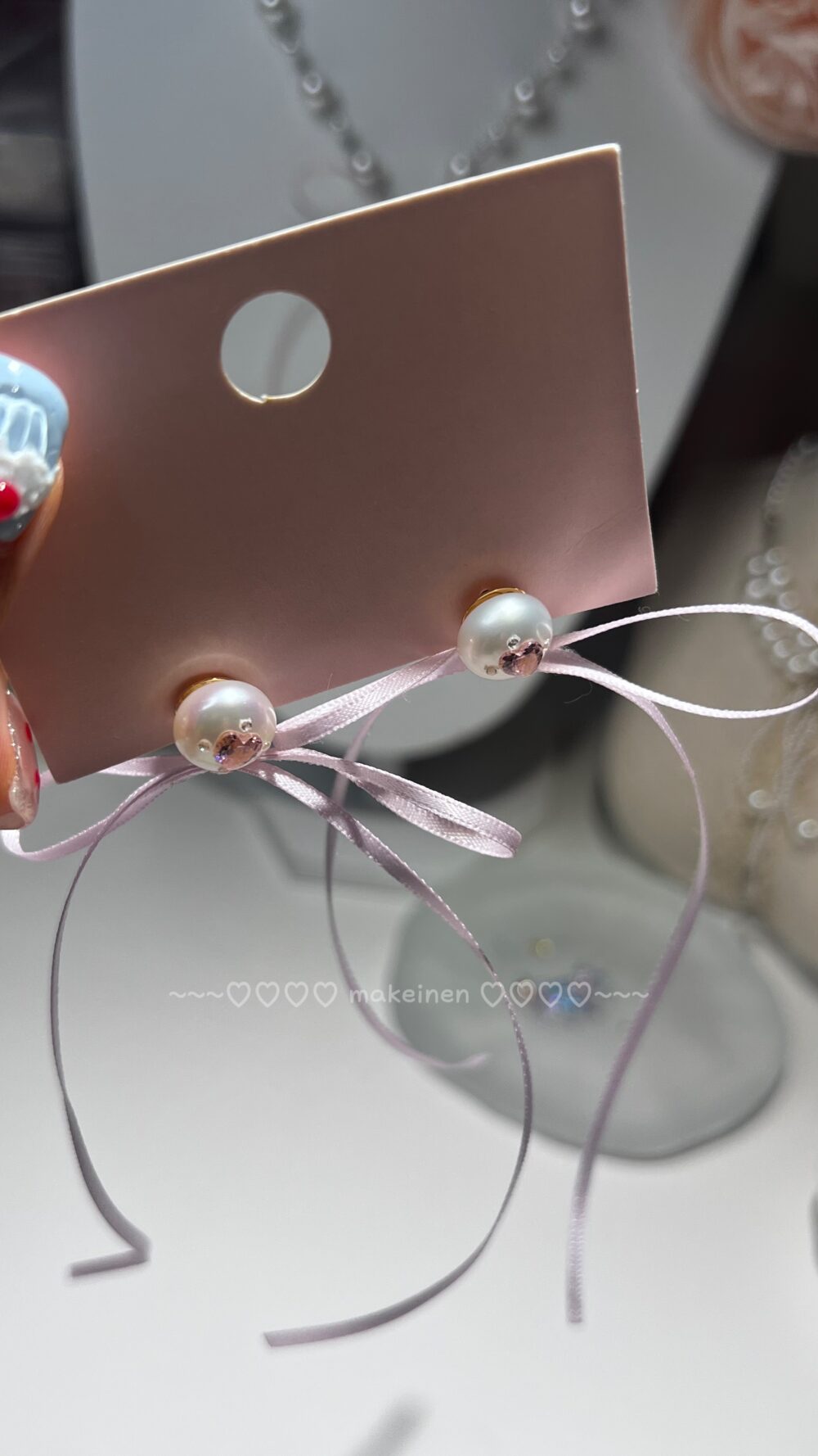 Bow Heart Earrings 4 scaled