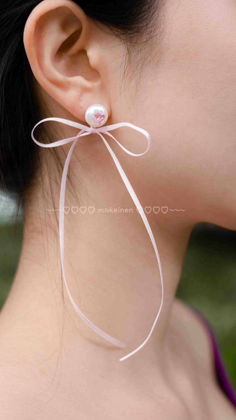Bow Heart Earrings 5 scaled