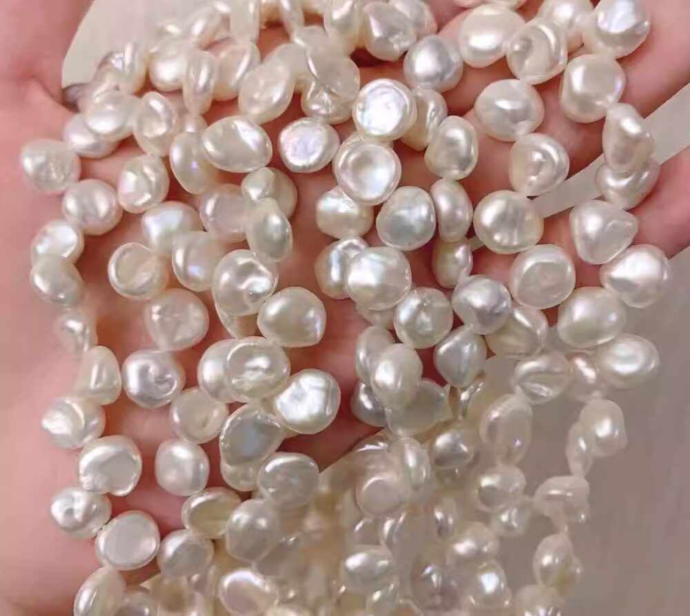 Natural Baroque Petal Pearls 1