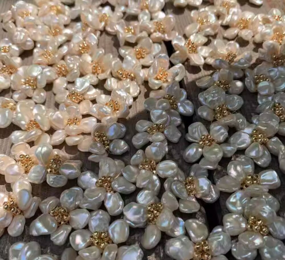 Natural Baroque Petal Pearls 2