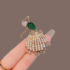 Ballet Dancer Rhinestone Brooch4