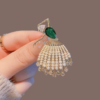 Ballet Dancer Rhinestone Brooch5