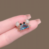 Delicate and cute little crab brooch3