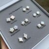 Free form Baroque Pearl Stud Earrings4