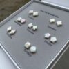 Free form Baroque Pearl Stud Earrings6