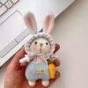 Light blue sugar bunny pendant