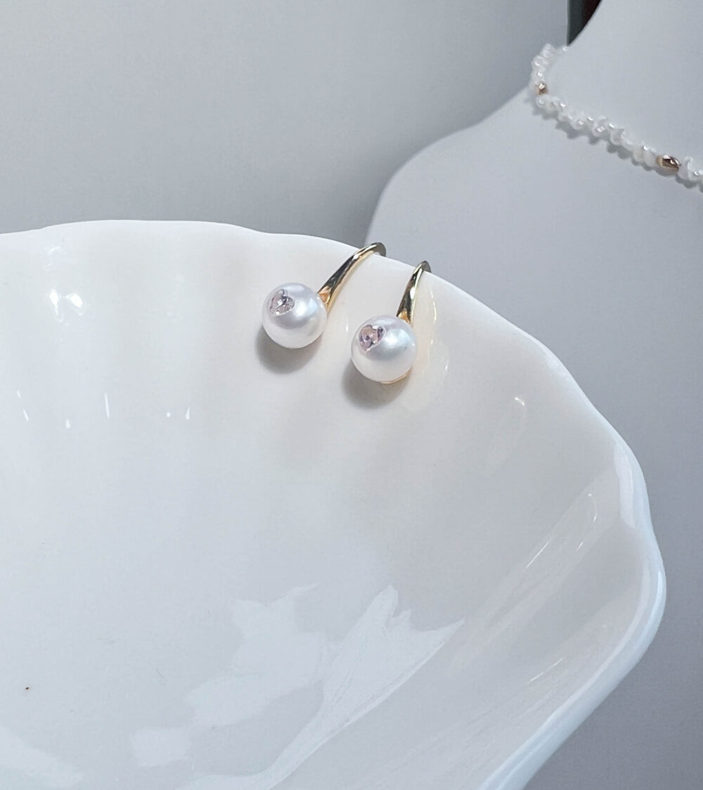 Petite heart drop earrings4 scaled