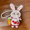 Red Rose Embroidery pendant
