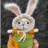 Sunflower Sugar Bunny pendant