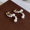 Long Pearl Drop Earrings2