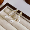 Long Pearl Drop Earrings4