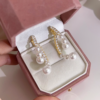 Long Pearl Drop Earrings5